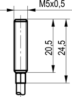 Габариты ISB B0B-0,8-N